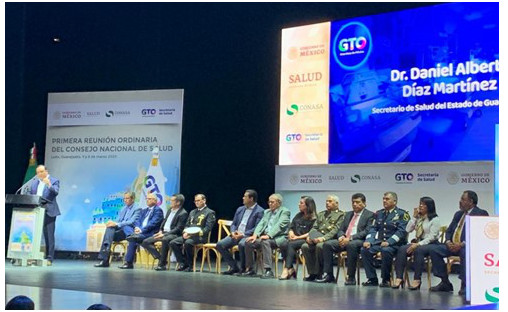 Primera Ordinaria del Consejo Nacional de Salud, León, Guanajuato, Gto.